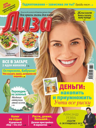 Обложка книги «Журнал «Лиза» №34/2017»