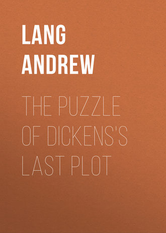 Обложка книги «The Puzzle of Dickens's Last Plot»