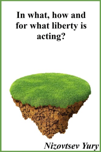 Обложка книги «In what, how and for what liberty is acting?»