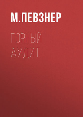 Обложка книги «Горный аудит»