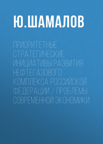 Обложка книги «Приоритетные стратегические инициативы развития нефтегазового комплекса Российской Федерации / Проблемы современной экономики»
