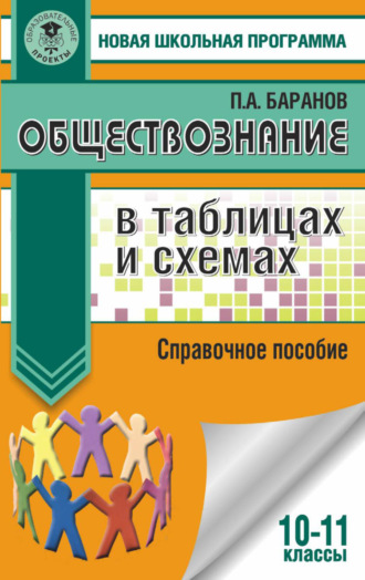 Обложка книги «Обществознание в таблицах и схемах. Справочное пособие. 10-11 классы»