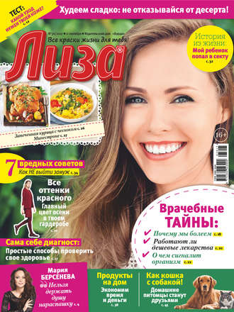 Обложка книги «Журнал «Лиза» №36/2017»