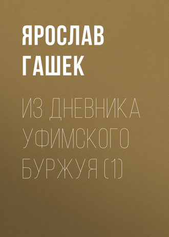 Обложка книги «Из дневника уфимского буржуя (1)»