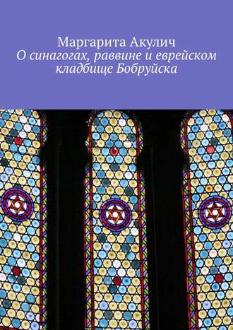 Обложка книги «О синагогах, раввине и еврейском кладбище Бобруйска»