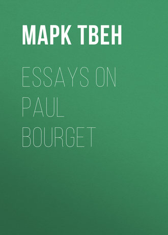 Обложка книги «Essays on Paul Bourget»