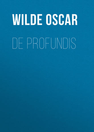 Обложка книги «De Profundis»