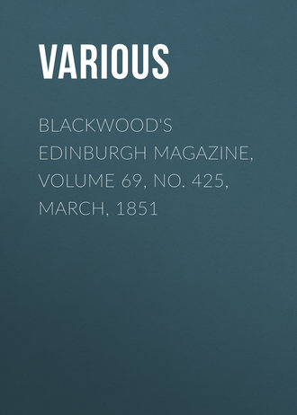 Обложка книги «Blackwood's Edinburgh Magazine, Volume 69, No. 425, March, 1851»