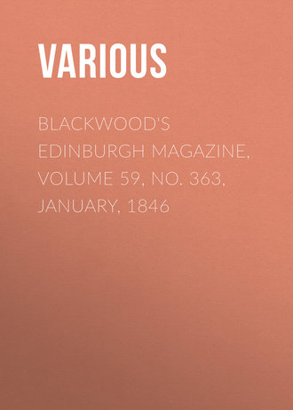 Обложка книги «Blackwood's Edinburgh Magazine, Volume 59, No. 363, January, 1846»