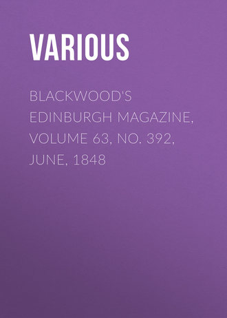 Обложка книги «Blackwood's Edinburgh Magazine, Volume 63, No. 392, June, 1848»
