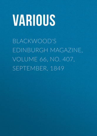 Обложка книги «Blackwood's Edinburgh Magazine, Volume 66, No. 407, September, 1849»