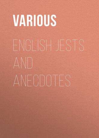 Обложка книги «English Jests and Anecdotes»
