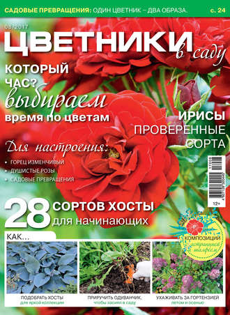Обложка книги «Цветники в саду №08/2017»