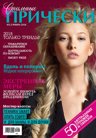 Обложка книги «Стильные прически №01-02/2018»