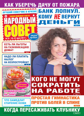Обложка книги «Народный совет №31/2017»