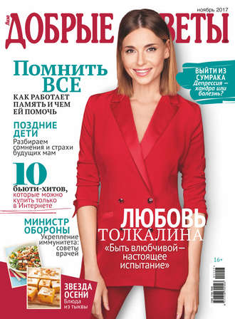 Обложка книги «Добрые советы №11/2017»