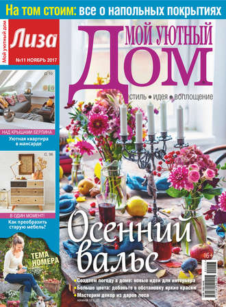 Обложка книги «Журнал «Лиза. Мой уютный дом» №11/2017»