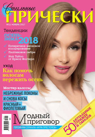 Обложка книги «Стильные прически №11/2017»