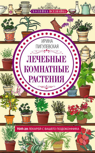 Обложка книги «Лечебные комнатные растения. ТОП-20 лекарей с вашего подоконника»