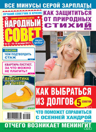 Обложка книги «Народный совет №42/2017»