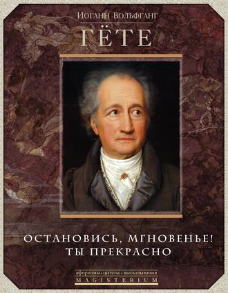 Иоганн Вольфганг фон Гёте. Остановись, мгновенье! Ты прекрасно