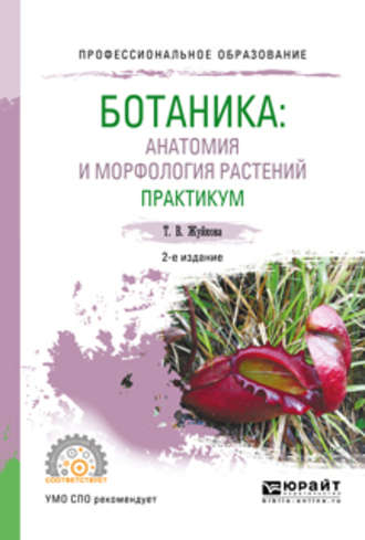 Татьяна Валерьевна Жуйкова. Ботаника: анатомия и морфология растений. Практикум 2-е изд., пер. и доп. Учебное пособие для СПО