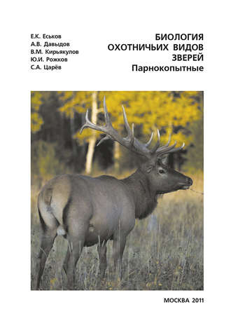 А. В. Давыдов. Биология охотничьих видов зверей. Парнокопытные. Руководство к полевым и лабораторно-практическим занятиям