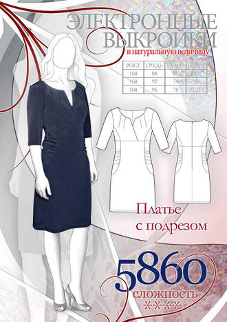 Обложка книги «Платье с подрезом»