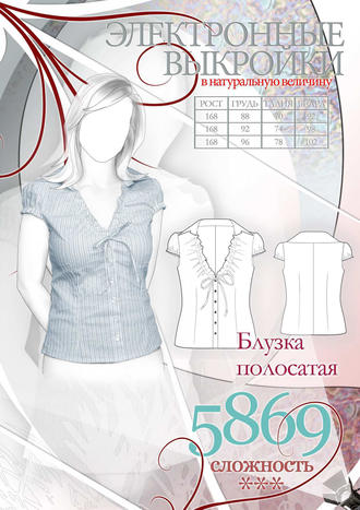 Обложка книги «Блузка полосатая»