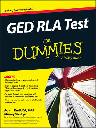 Murray  Shukyn. GED RLA For Dummies