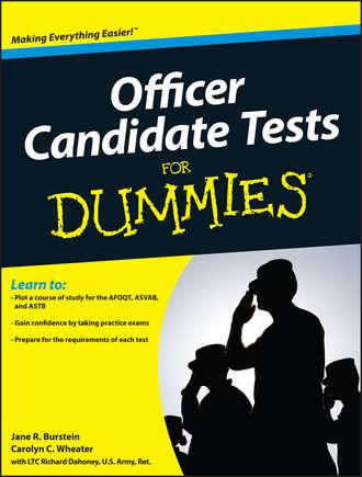 Jane Burstein R.. Officer Candidate Tests For Dummies