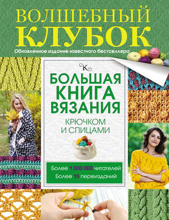 Обложка книги «Большая книга вязания крючком и спицами»