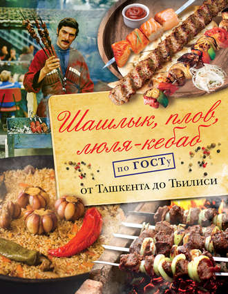 Обложка книги «Шашлык, плов, люля-кебаб по ГОСТу от Ташкента до Тбилиси»
