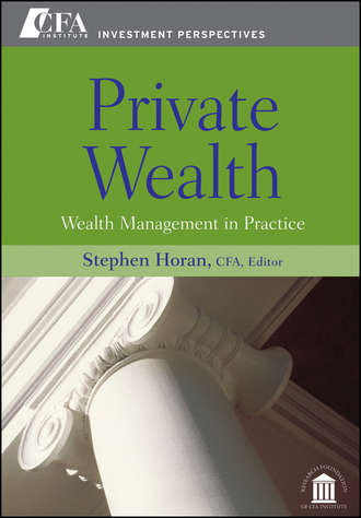 Stephen Horan M.. Private Wealth. Wealth Management In Practice