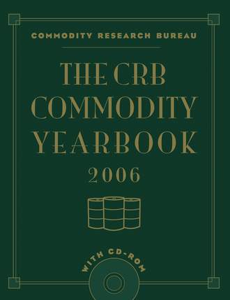 Commodity Bureau Research. The CRB Commodity Yearbook 2006 with CD-ROM