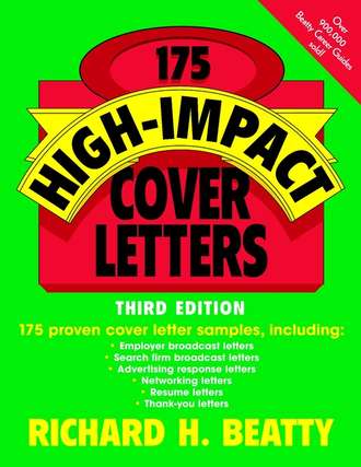 Richard Beatty H.. 175 High-Impact Cover Letters