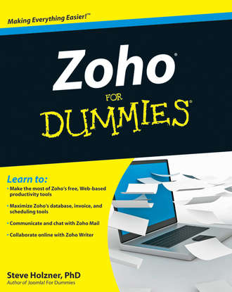 Steve  Holzner. Zoho For Dummies