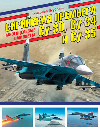 Обложка книги «Сирийская премьера. Многоцелевые самолеты Су-30, Су-34 и Су-35»