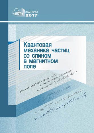 Обложка книги «Квантовая механика частиц со спином в магнитном поле»