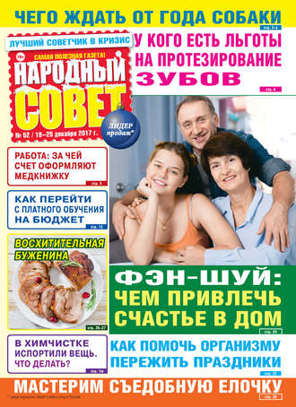 Обложка книги «Народный совет №52/2017»