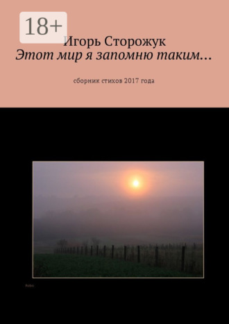 Обложка книги «Этот мир я запомню таким… Сборник стихов 2017 года»