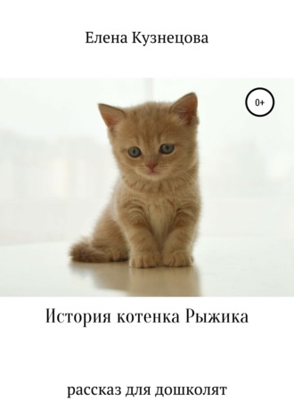 Обложка книги «История котенка Рыжика»