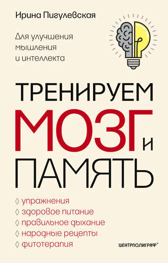 Обложка книги «Тренируем мозг и память. Здоровое питание, правильное дыхание, физические упражнения, народные рецепты, фитотерапия для улучшения мышления и интеллекта»