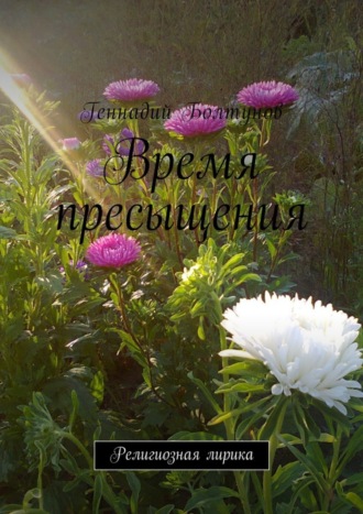 Обложка книги «Время пресыщения. Религиозная лирика»