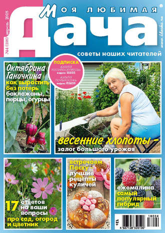 Обложка книги «Моя любимая дача №4/2018»