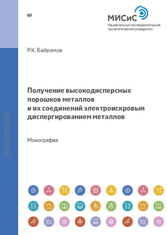 Р.К. Байрамов. Получение высокодисперсных порошков металлов и их соединений электроискровым диспергированием металлов