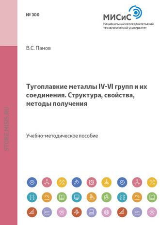 Владимир Панов. Тугоплавкие металлы IV–VI групп и их соединения. Структура, свойства, методы получения