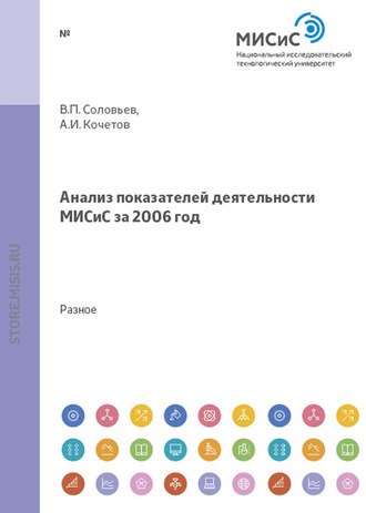 Александр Кочетов. Анализ показателей деятельности МИСиС за 2006 год