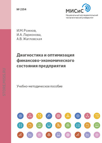 А. В. Жагловская. Диагностика и оптимизация финансово-экономического состояния предприятия