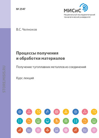 И. В. Блинков. Процессы получения и обработки материалов. Получение тугоплавких металлов из соединений